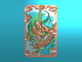 新款水晶关公玉石精雕图_享刻工艺品精雕雕刻机