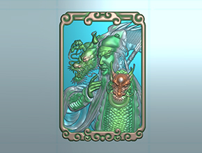 火爆款的关公玉石精雕图_享刻玉石精雕雕刻机厂