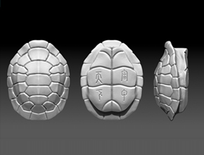 乌龟壳玉石雕刻精雕图纸_享刻玉石电脑雕刻机厂