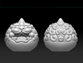 貔貅珠子摆件精雕图_享刻玉石电脑雕刻机厂家