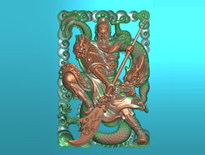 玉雕木雕关羽电脑精雕图_享刻玉石电脑雕刻机厂