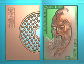 精美的关公玉石雕刻图纸_享刻玉器电脑雕刻机厂