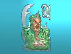 22款关羽数控雕刻图案_享刻玉石雕刻机厂家