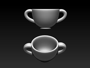 杯子玉石精雕模型图_享刻玉石雕刻机厂家