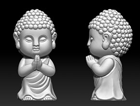 如来宝宝佛模型精雕图纸_享刻玉石雕刻机厂家