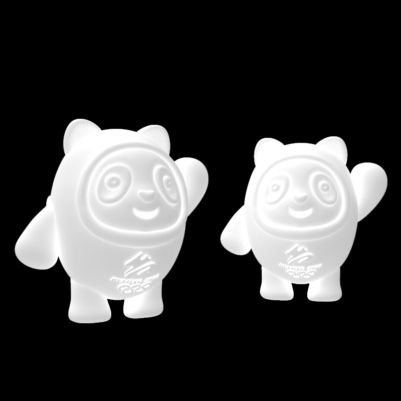 冰墩墩模型3d图