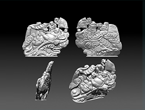 佛祖摆件精雕机电脑图纸_数控玉石精雕雕刻机厂