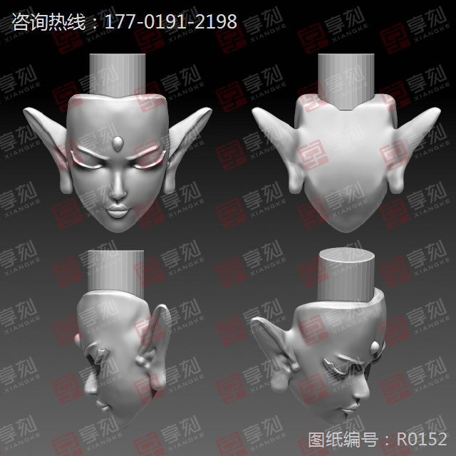 玉石3d精雕stl模型图