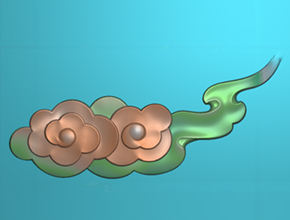 国潮祥云浮雕模型精雕图纸_自动化玉石加工设备