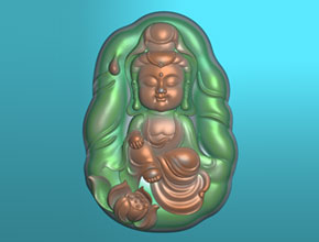 宝宝观音佛图纸下载_玉石雕刻机精雕机厂家