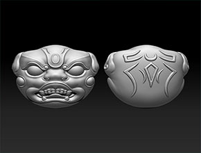 狮子珠子精雕雕刻模型图_玉石珠子雕刻机厂家