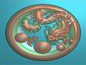 龙戏珠翡翠玉石精雕图纸_全自动翡翠雕刻机厂家