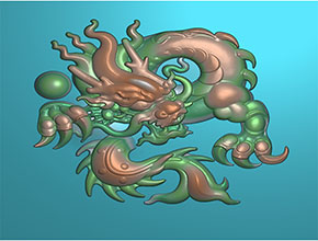 龙戏珠翡翠雕刻精雕图纸_全自动翡翠雕刻机厂家