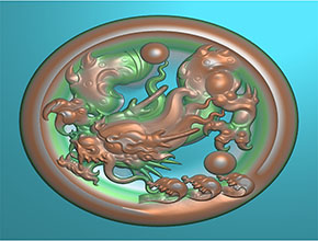 霸气玉石龙牌吊坠精雕图纸_全自动翡翠雕刻机厂