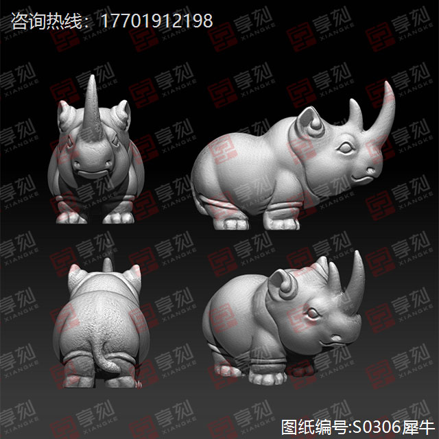 八骏马浮雕电脑精雕图