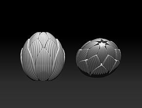 花蕾玉石珠子雕刻精雕图纸_珠子雕刻机厂家