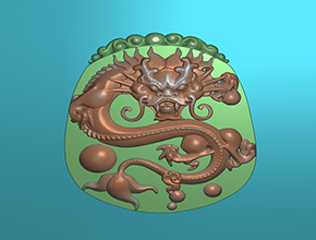 玉雕图纸神龙系列精雕图_电脑玉石雕刻机厂家