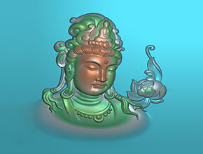 莲花观音玉石雕刻机图纸_数控玉石雕刻机厂家