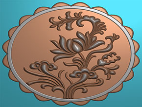 玛瑙月饼图案精雕图纸下载_数控玉石雕刻机厂家