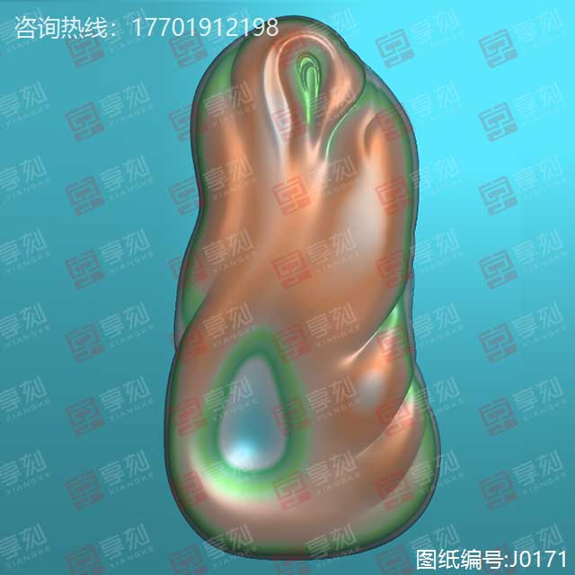 禅意翡翠玉石玉雕图纸下载