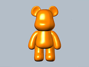 暴力熊立体模型STL雕刻图_电脑玉石雕刻机厂家