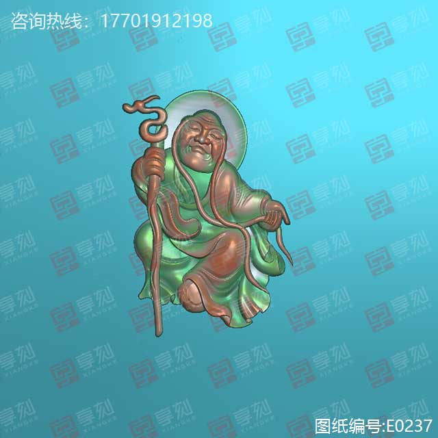 人物精雕图纸大全