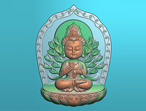 萌版八大守护神千手观音_电脑数控玉石雕刻机厂