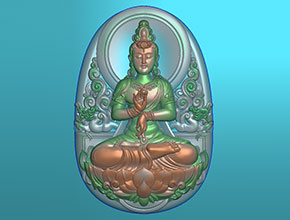 正装观音玉石雕刻图纸_电脑数控玉石雕刻机厂家