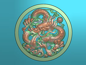 玉石镂空龙牌精雕图_电脑数控玉石雕刻机厂家