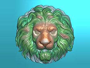 狮子头浮雕工艺品雕刻图_电脑数控玉石雕刻机厂