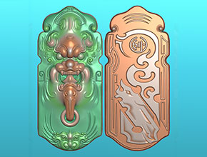 玉石仿古牌雕刻电脑玉雕图纸_电脑数控玉石雕刻