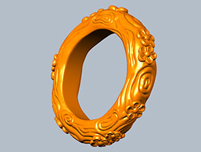 花件花纹手镯雕刻精雕图_电脑数控玉石雕刻机厂