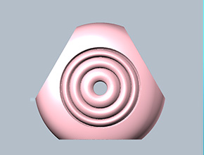 玉石三角背饰品吊坠电脑雕刻机图纸_电脑数控玉