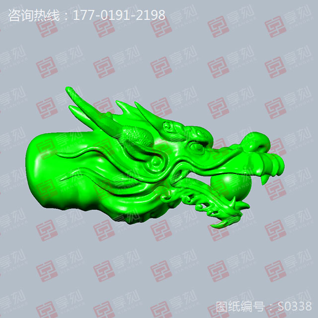 小象立体摆件模型玉雕图纸