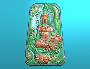 祥龙观音翡翠雕刻工具图纸_电脑数控玉雕雕刻机