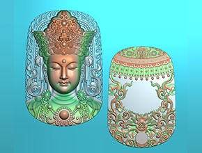 正装观音玉雕图纸_玉石雕刻工具机械素材_玉石自