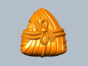 端午节粽子吊坠首饰模型精雕图_玉雕自动机械