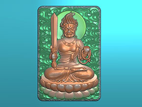 不动明王玉石雕刻机精雕图纸下载_享刻数控雕刻