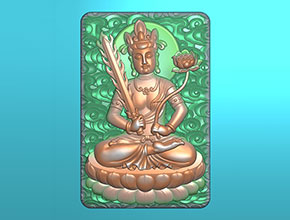 虚空藏玉雕玉石雕刻机电脑雕刻图纸_享刻数控雕