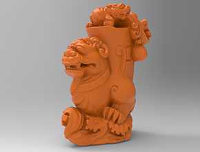 元宝貔貅摆件玉石雕刻机电脑雕刻图纸_享刻数控