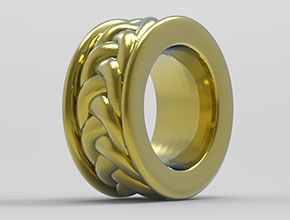 创意金银铜戒指模型图电脑雕刻图_享刻数控雕刻