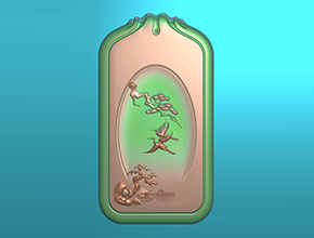 和田白玉山水苏工电脑玉石雕刻图纸_享刻数控雕