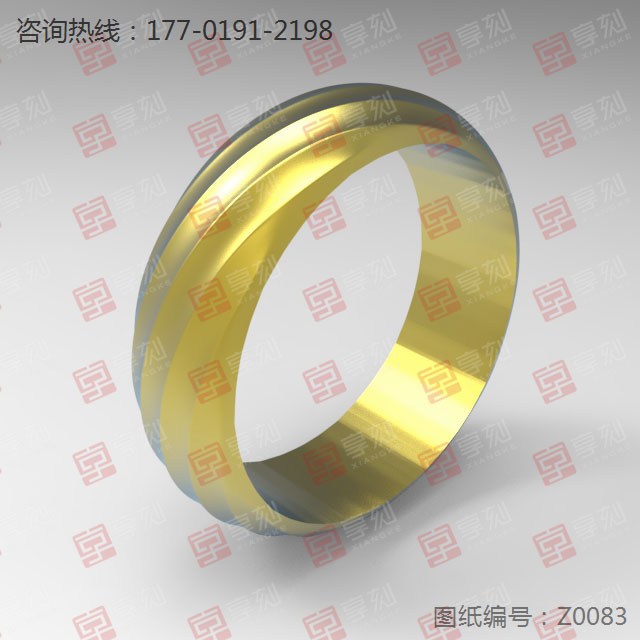 水纹手镯电脑首饰雕刻图模型图
