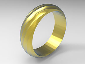 水纹手镯电脑首饰雕刻图模型图_享刻数控雕刻机