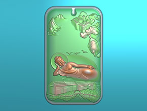 山水佛牌玉石电脑雕刻机精雕图_享刻数控雕刻机