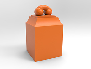 印章印扭立体四轴雕刻模型精雕图_享刻数控雕刻