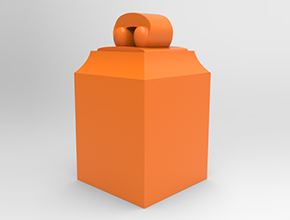 印章印扭立体雕刻模型精雕图_享刻数控雕刻机厂