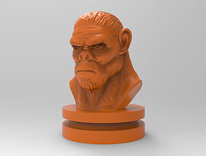 金刚头像玉石电脑雕刻精雕图纸_享刻数控雕刻机