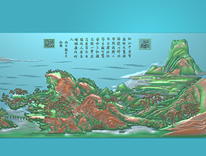 山水玉雕电脑雕刻机图纸_享刻数控雕刻机厂家
