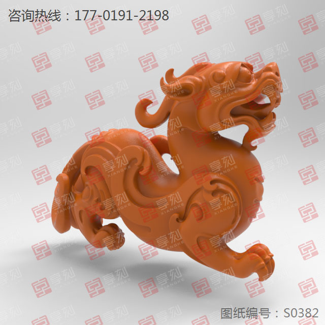 貔貅摆件玉石玉雕电脑雕刻机图纸